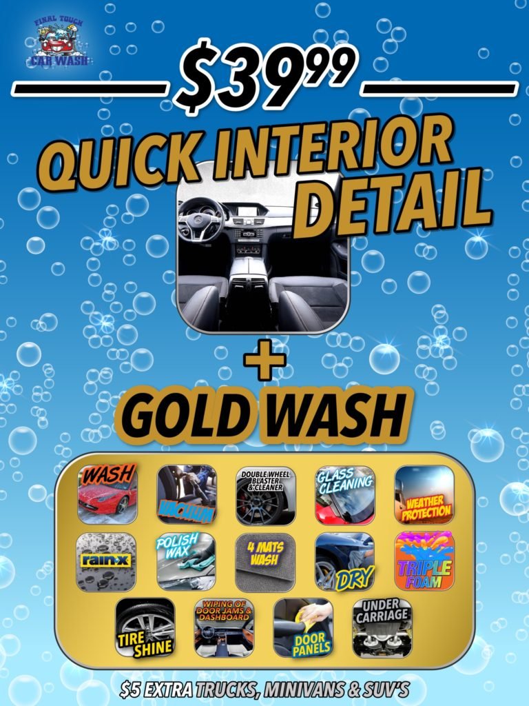 Quick Interior Final Touch Car Wash